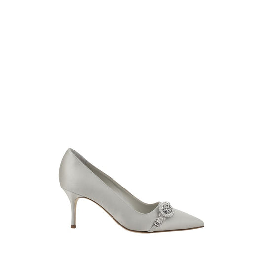 Manolo Blahnik Asapump Satinpumps