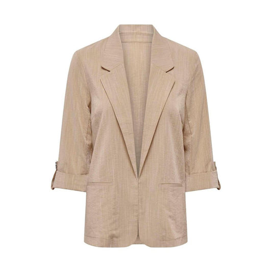 Only Beige Anzüge und Blazer aus Viskose