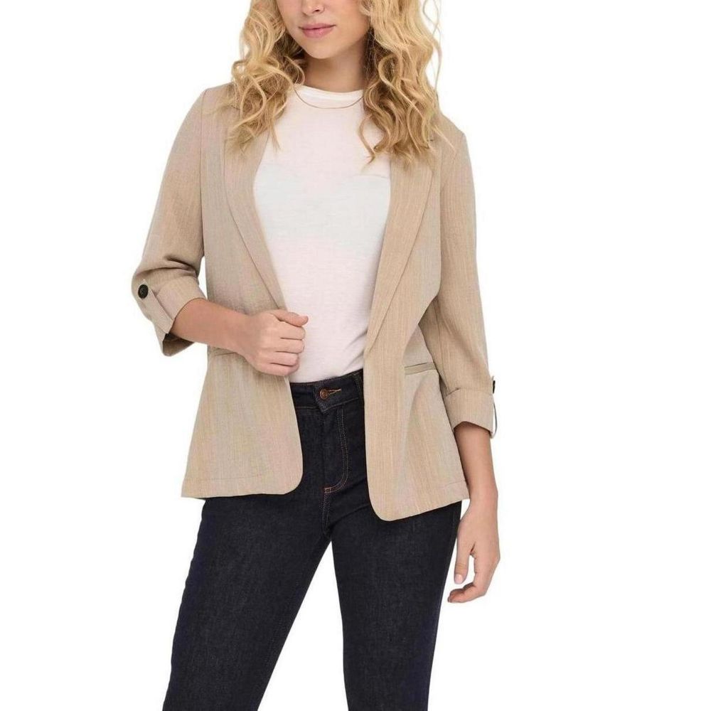 Only Beige Anzüge und Blazer aus Viskose