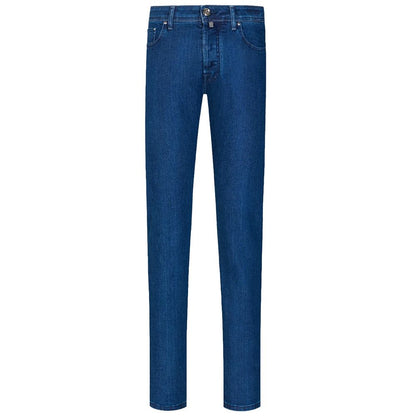 Jacob Cohen Blue Cotton Men's Slim Jeans