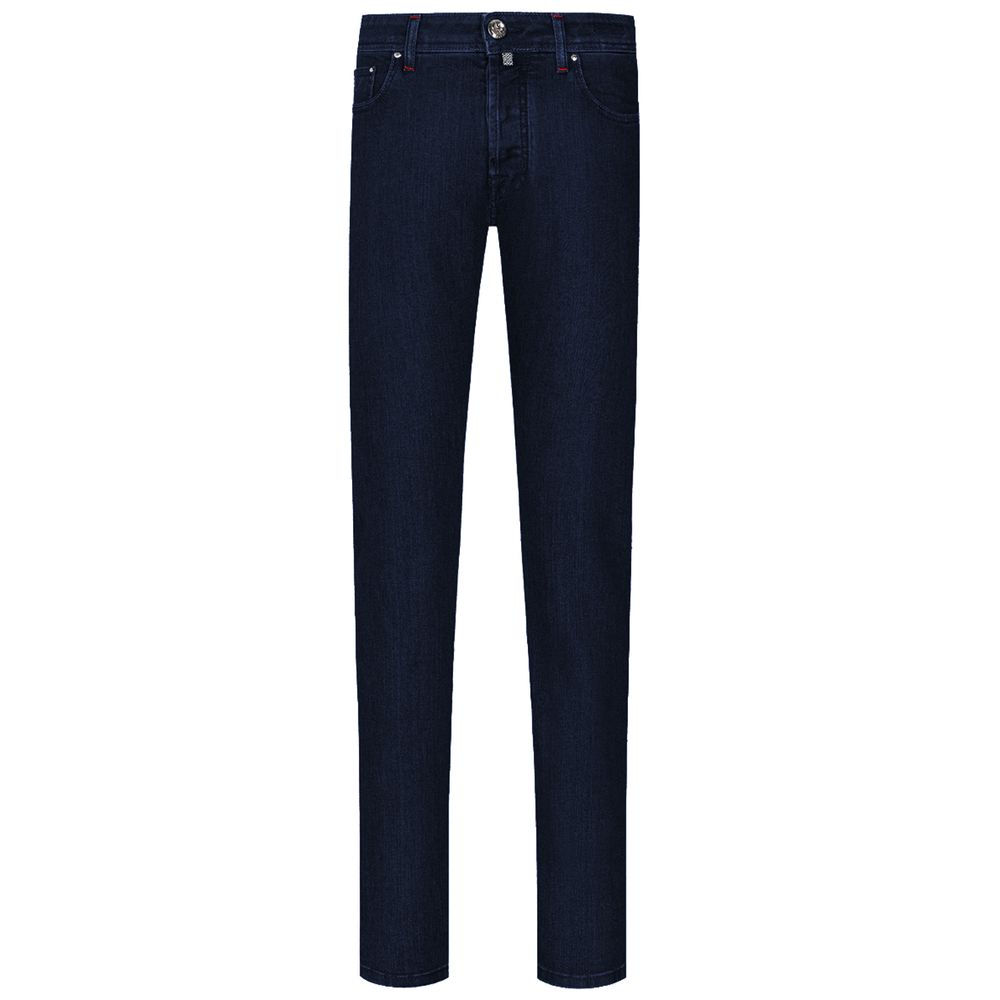 Jacob Cohen Blue Cotton Men Jeans