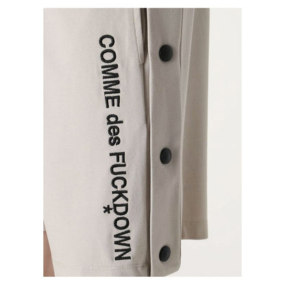 Comme Des Fuckdown Beige Viskose-Shorts