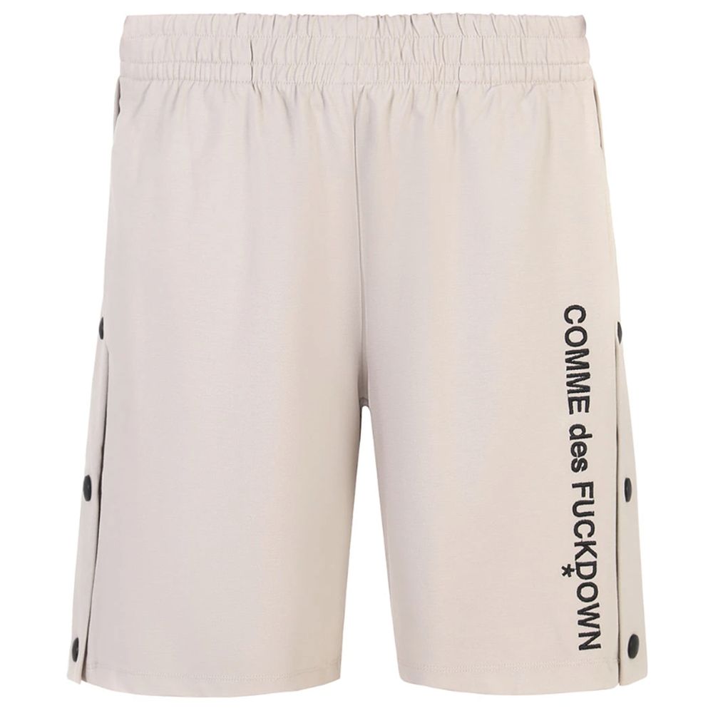 Comme Des Fuckdown Beige Viskose-Shorts