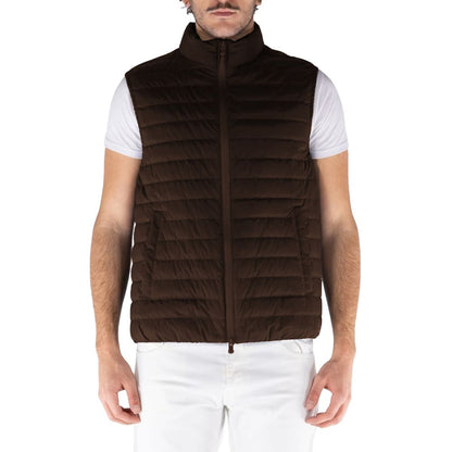 People Of Shibuya Green Polyester Men Vest