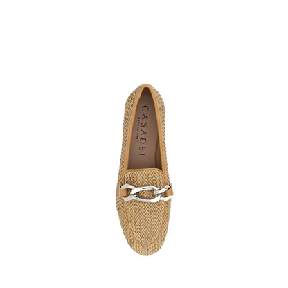 Casadei Woven leather Loafers