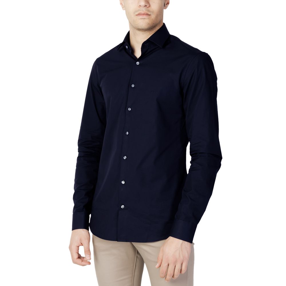 Calvin Klein Blue Cotton Shirt