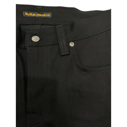 Nudie Jeans Schwarze Jeans aus Baumwolle für Herren