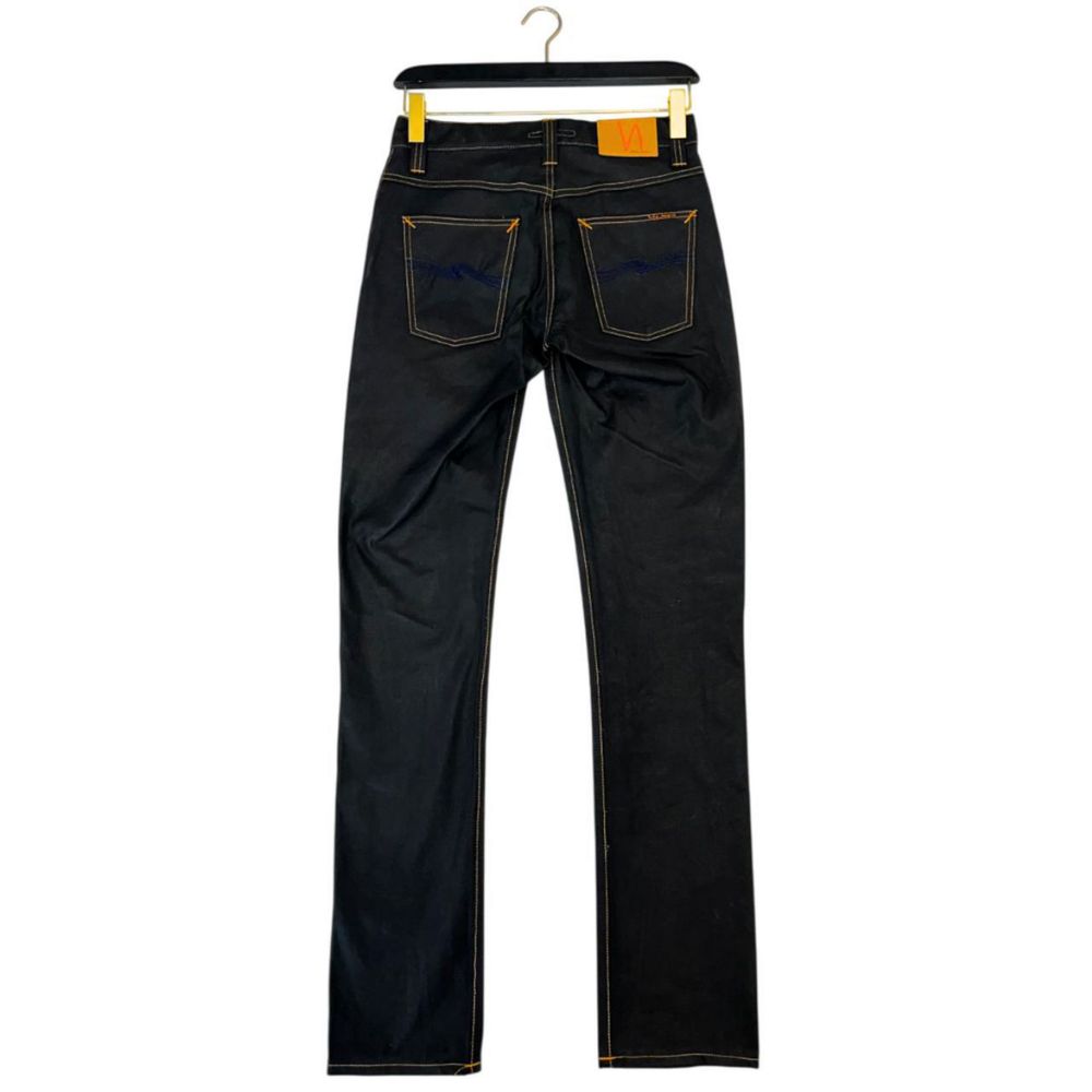 Nudie Jeans Black Cotton Men's Jean