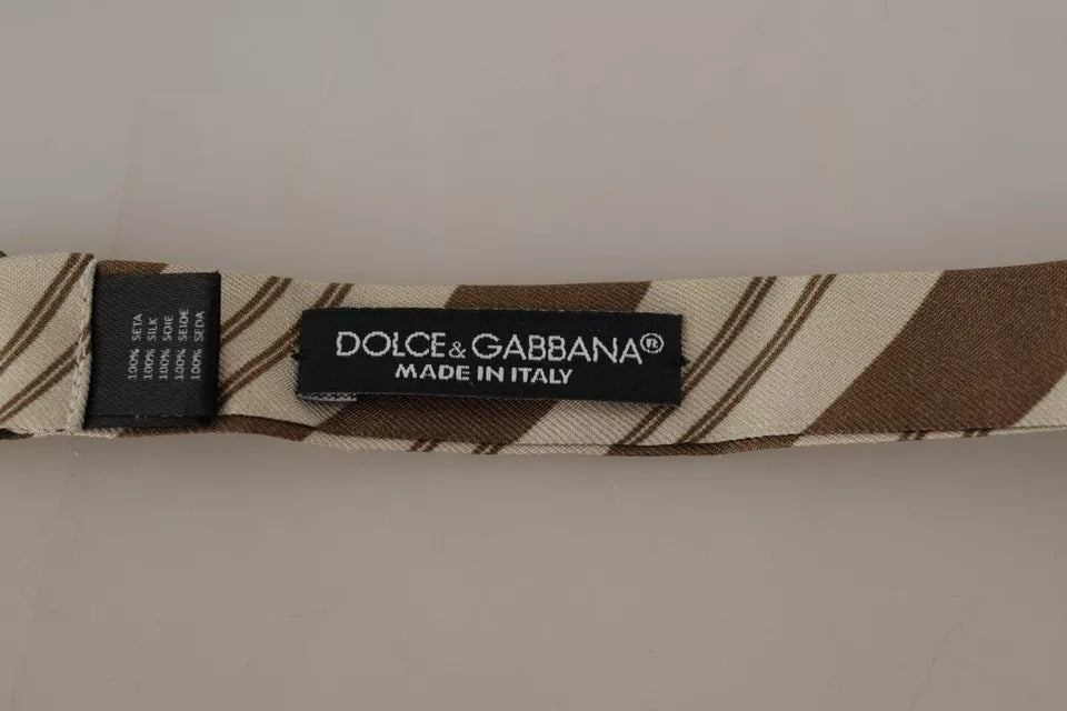 Dolce &amp; Gabbana – Fliege mit verstellbarem Halsausschnitt und mehrfarbigem Muster für Herren