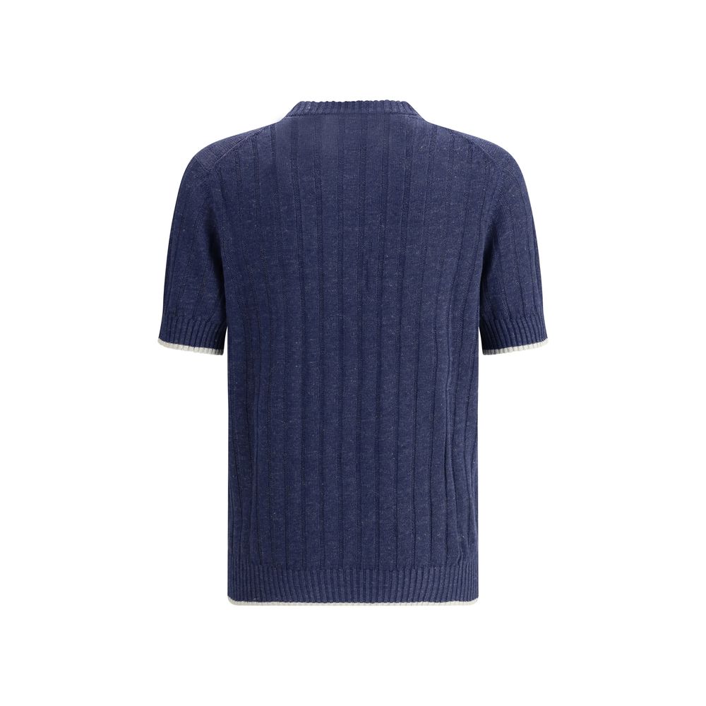 Brunello Cucinelli Ribbed T-Shirt