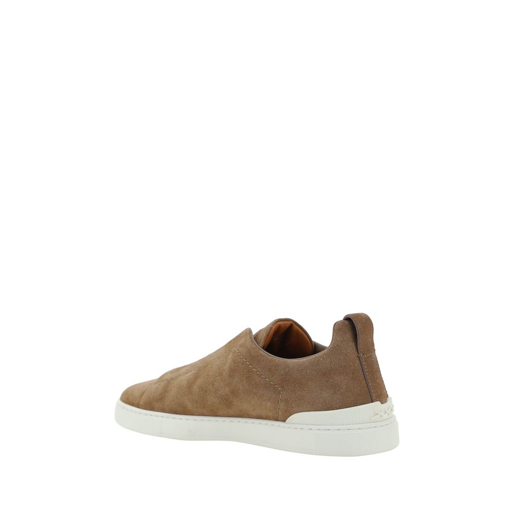 ZEGNA Suede leather Sneakers