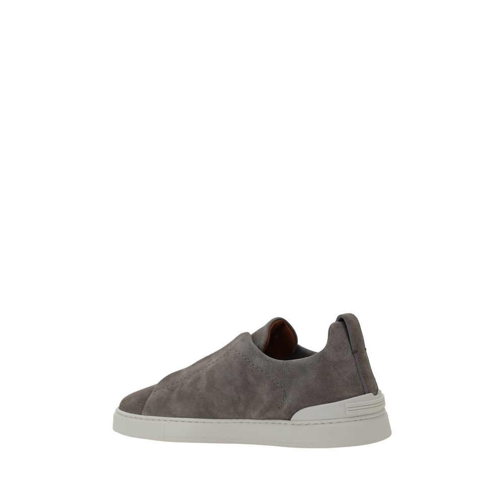 ZEGNA Suede leather Sneakers