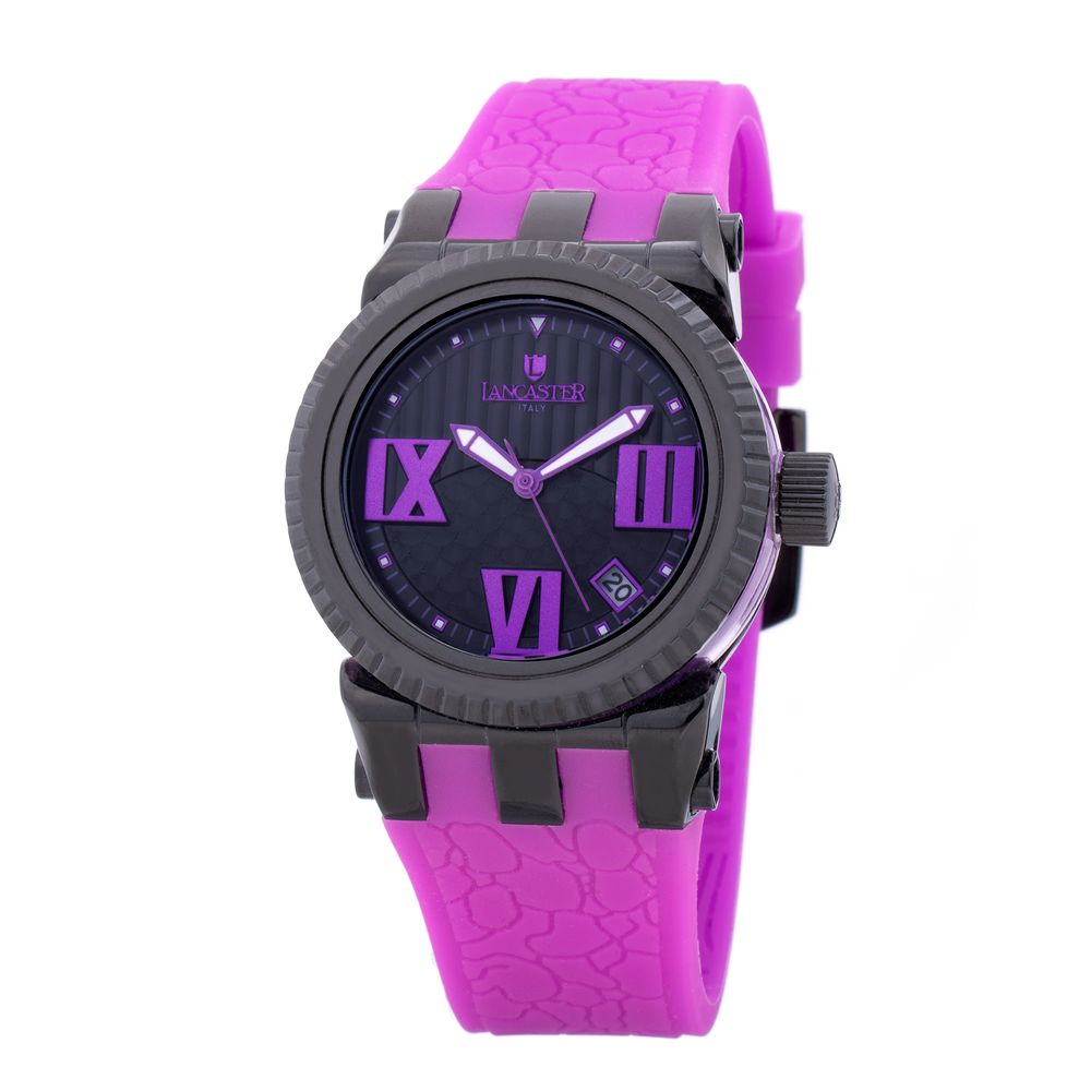 Lancaster Purple Silicone Watch