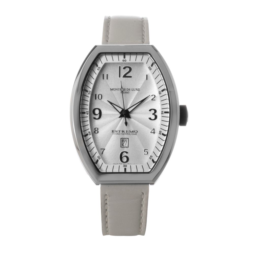 Montres De Luxe White Leather Watch