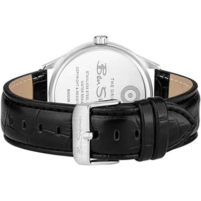 Ben Sherman – Schwarze Lederuhr