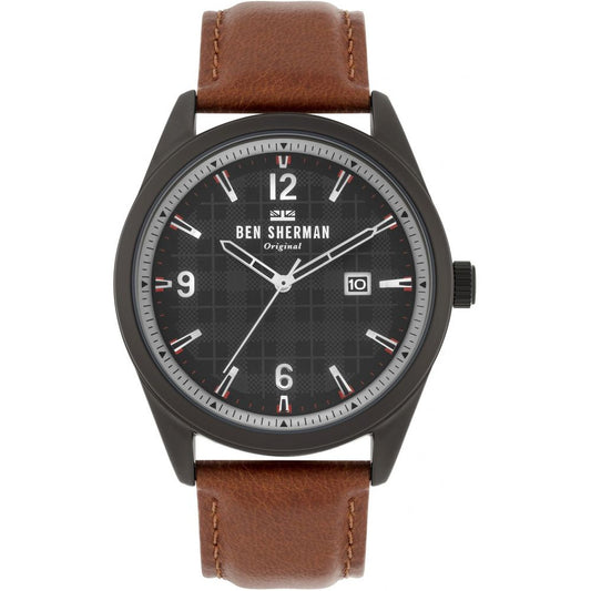 Ben Sherman – Braune Lederuhr