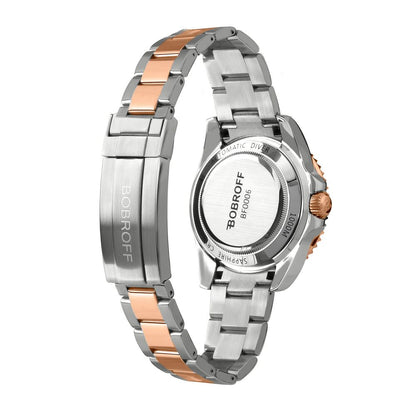 Bobroff Silver Stainless Steel Watch