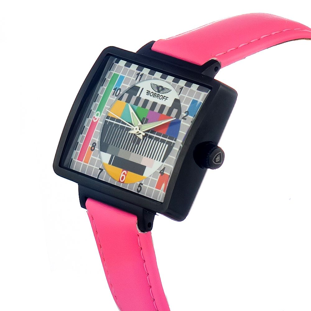 Bobroff Multicolor Leather Watch