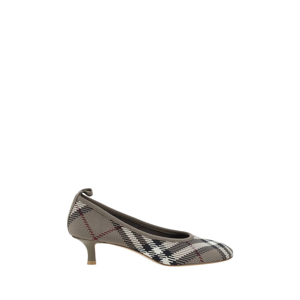 Pumps mit Karomuster von Burberry Archivio