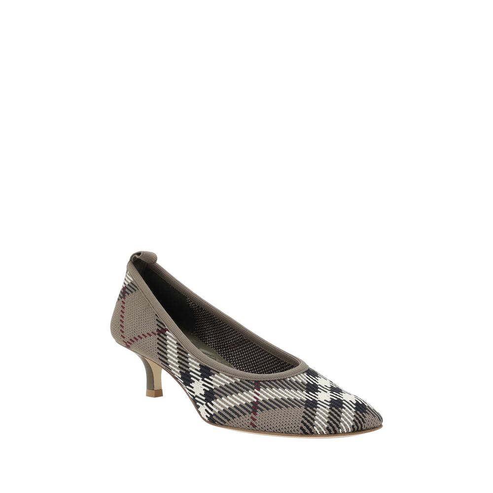 Pumps mit Karomuster von Burberry Archivio