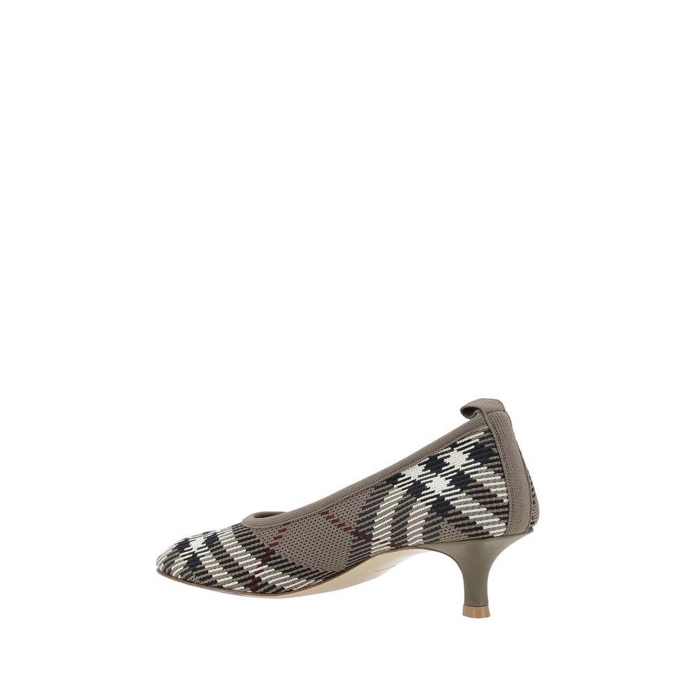 Pumps mit Karomuster von Burberry Archivio