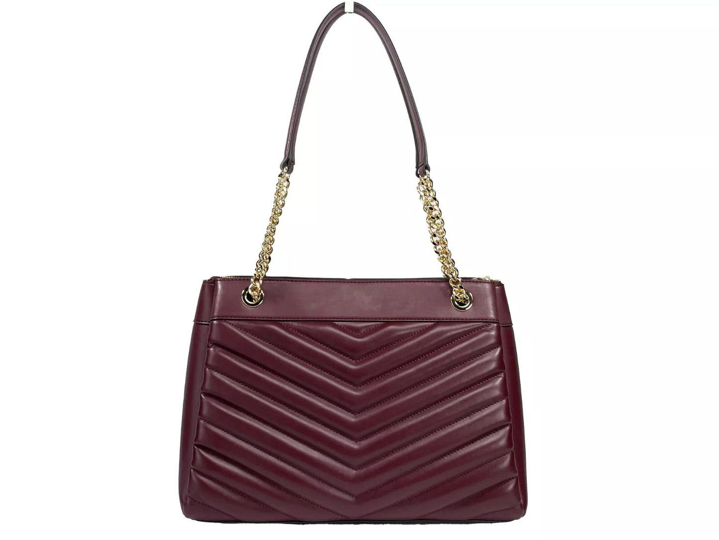 Michael Kors Whitney Medium Chain Umhängetasche Geldbörse Oxblood