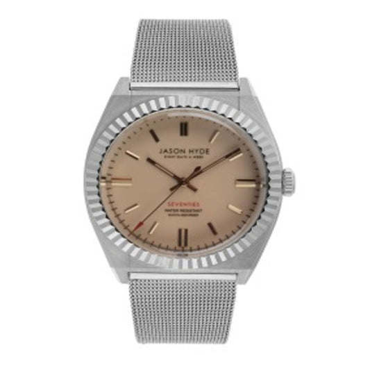 Jason Hyde Gray Steel Watch