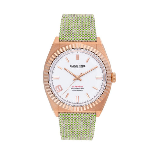 Jason Hyde Green Textile Watch