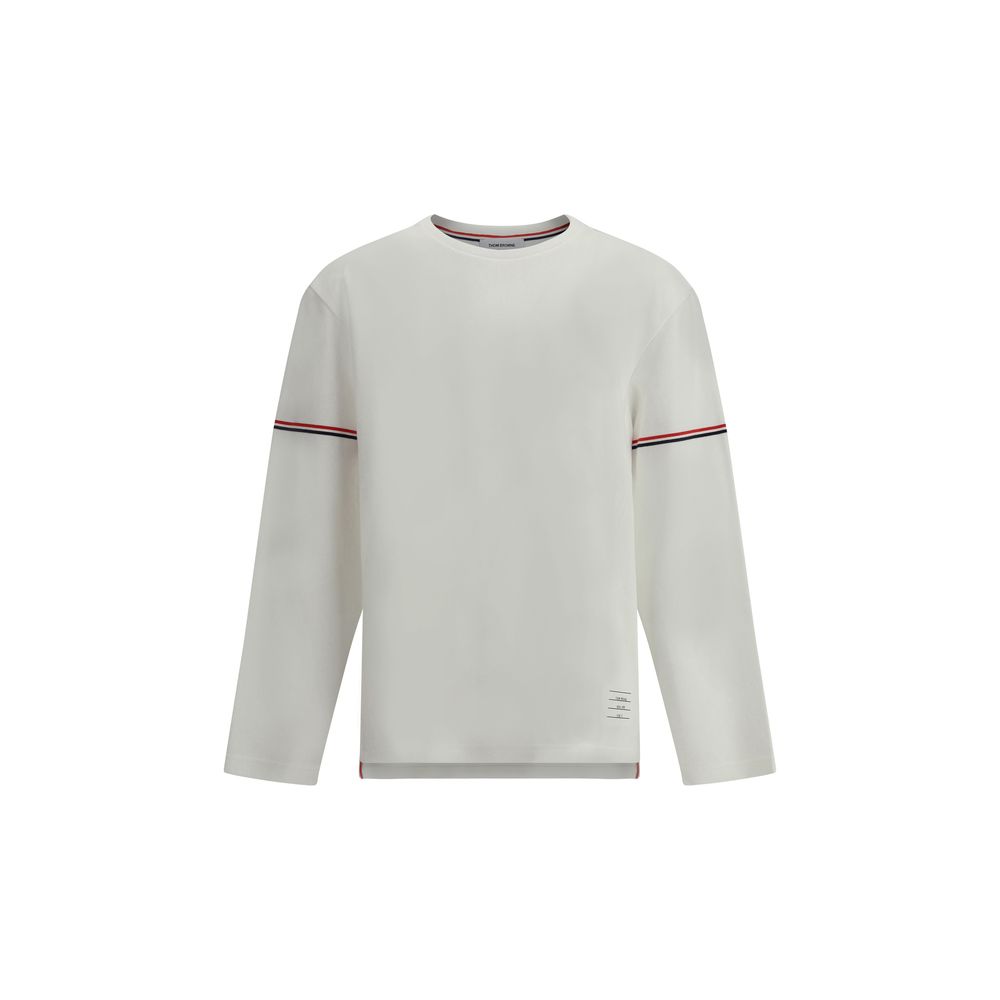 Thom Browne Long Sleeve Jersey whit iconic bands