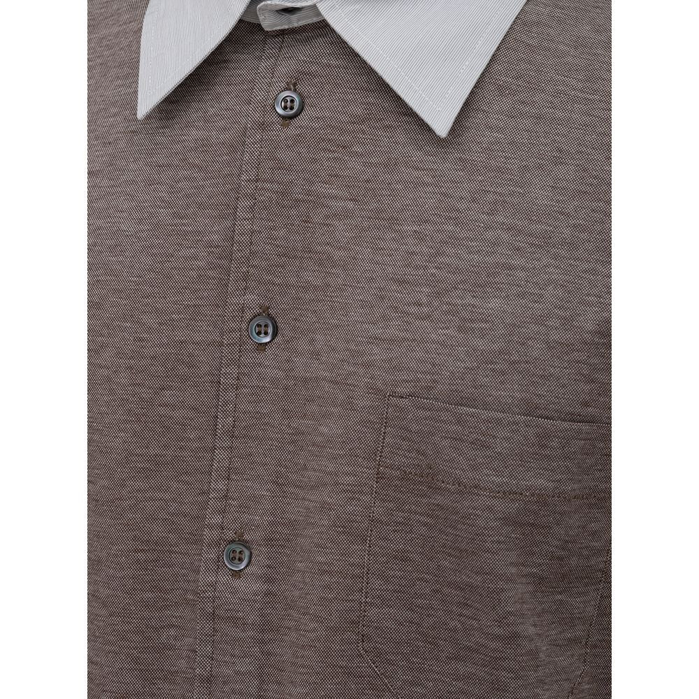 Corneliani Bicolor Elastane Polo Shirt