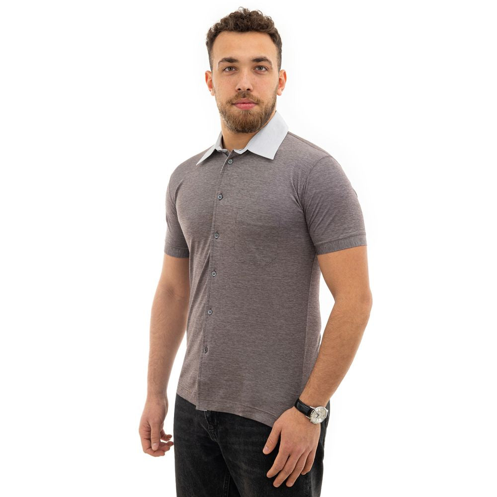 Corneliani Bicolor Elastane Polo Shirt