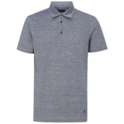 Corneliani Gray Linen Polo Shirt