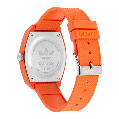 Adidas Orange Silicone Watch