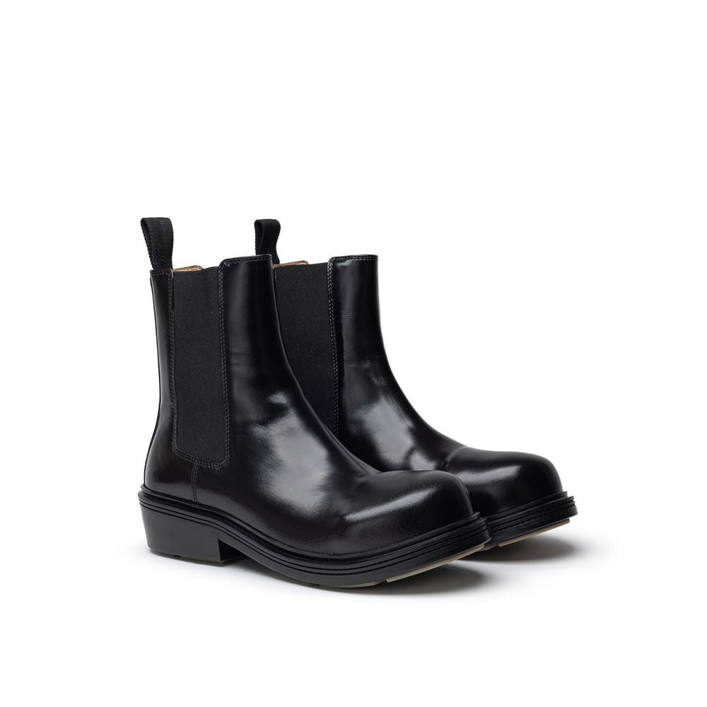 Bottega Veneta Black Leather Boot