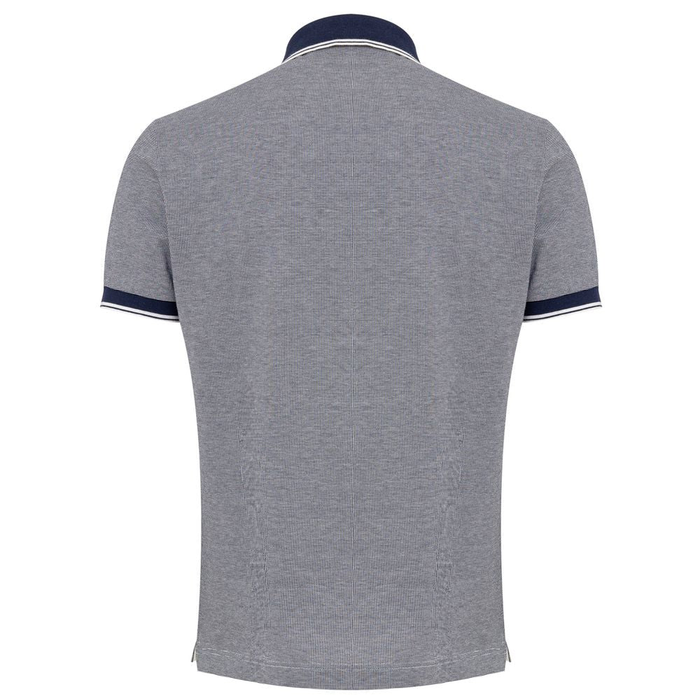 Canali Blue Cotton Polo Shirt