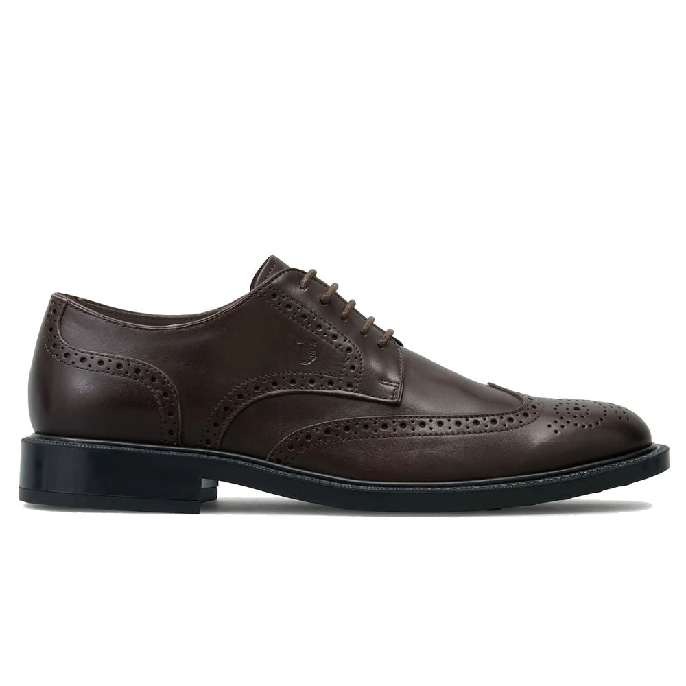 Tod's Brown Leather Di Calfskin Formal