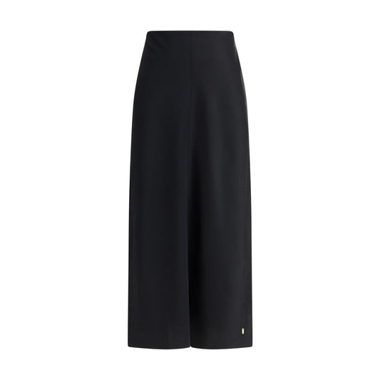 Ami Paris Satin midi Skirt