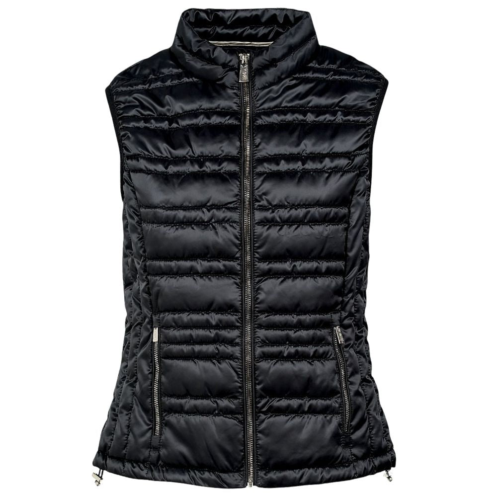 Yes Zee Black Polyester Vest