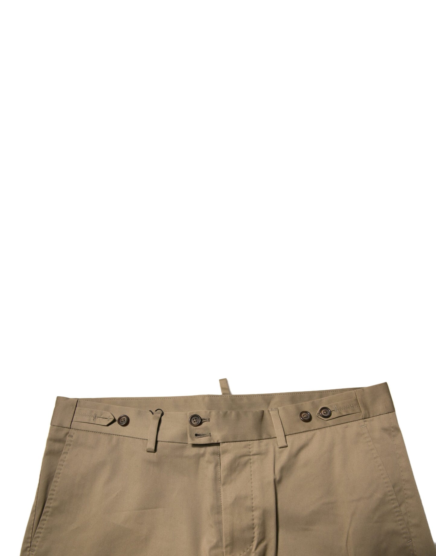 Dolce & Gabbana Brown Chino Cotton Stretch Casual Shorts