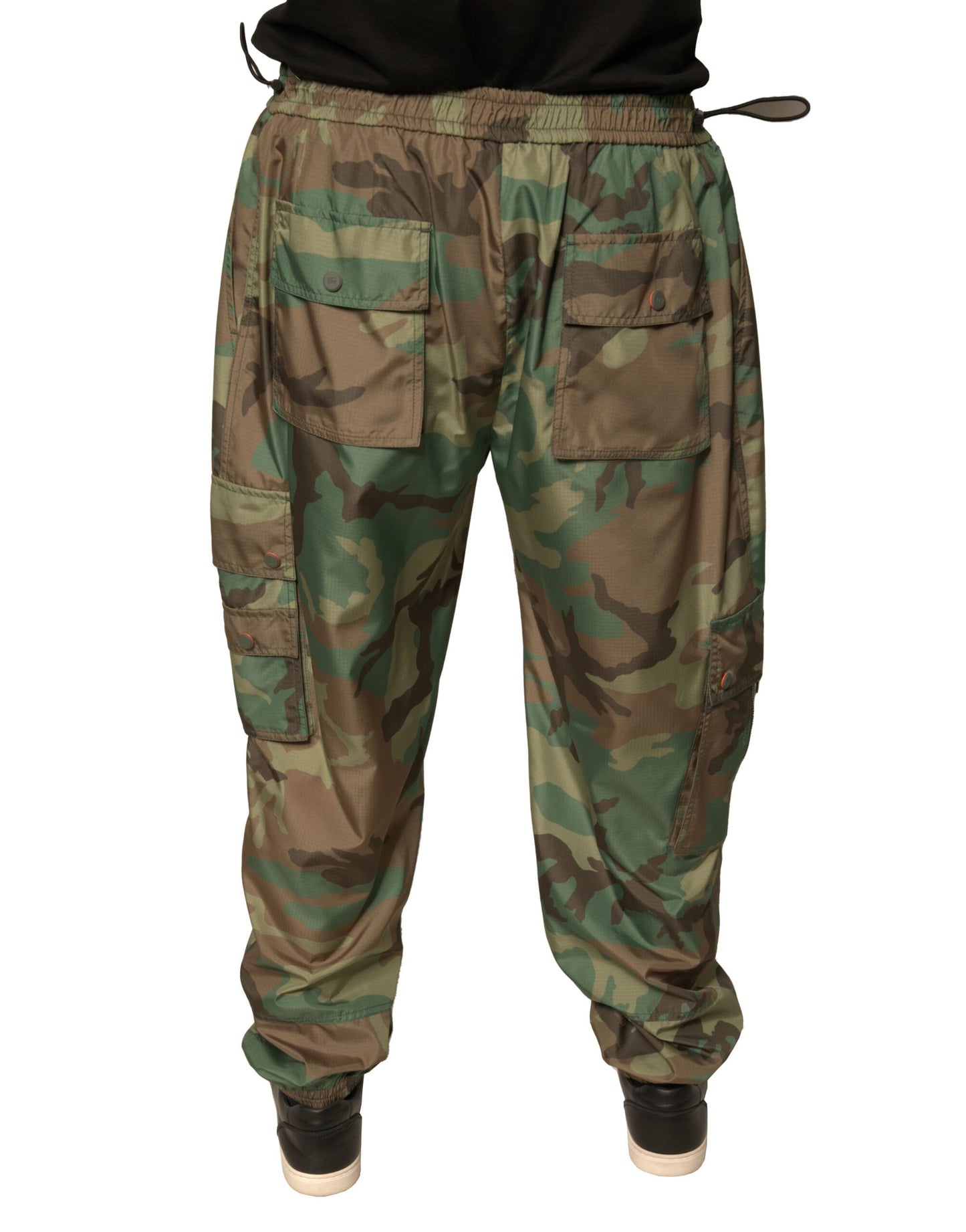 Dolce & Gabbana Multicolor Camouflage Cargo Sweatpants Pants