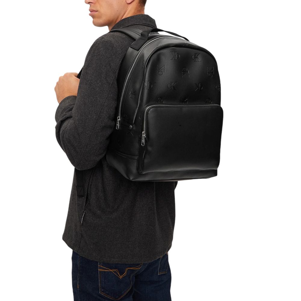 Calvin Klein Jeans Black Polyethylene Backpack