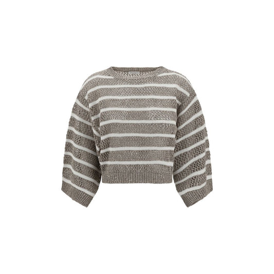 Brunello Cucinelli Sweater in perforated knit