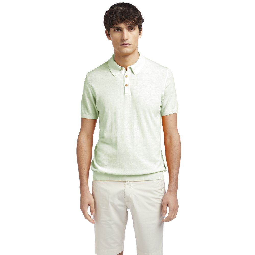 AT.P.CO Green Cotton Polo Shirt