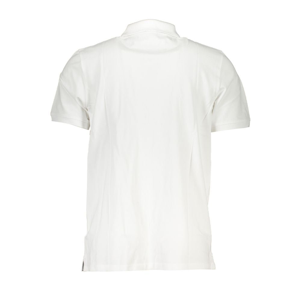 Timberland White Cotton Polo Shirt