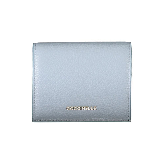 Coccinelle Light Blue Leather Wallet