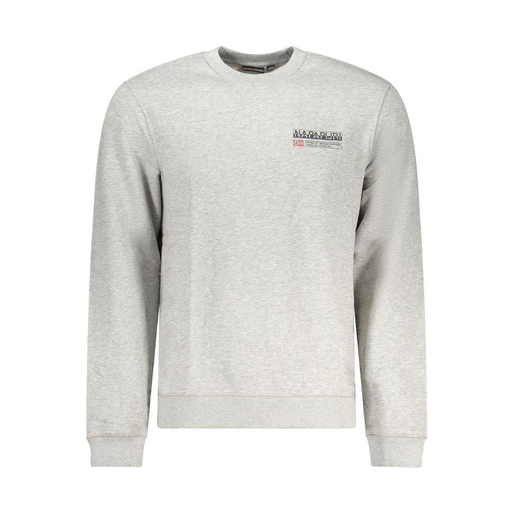 Napapijri Gray Cotton Sweater