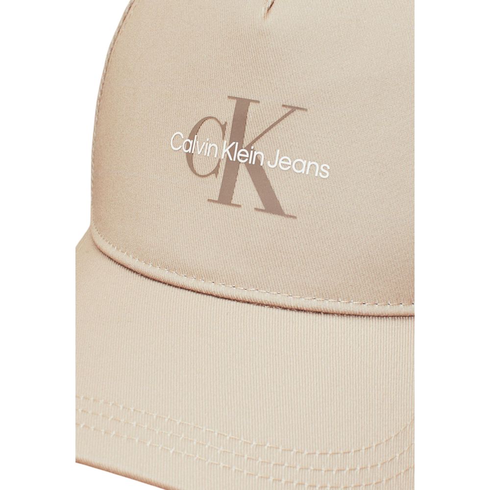 Calvin Klein Jeans Beige Recycled Polyester Hats & Cap