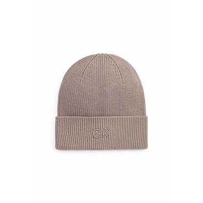 Calvin Klein Beige Organic Cotton Hat