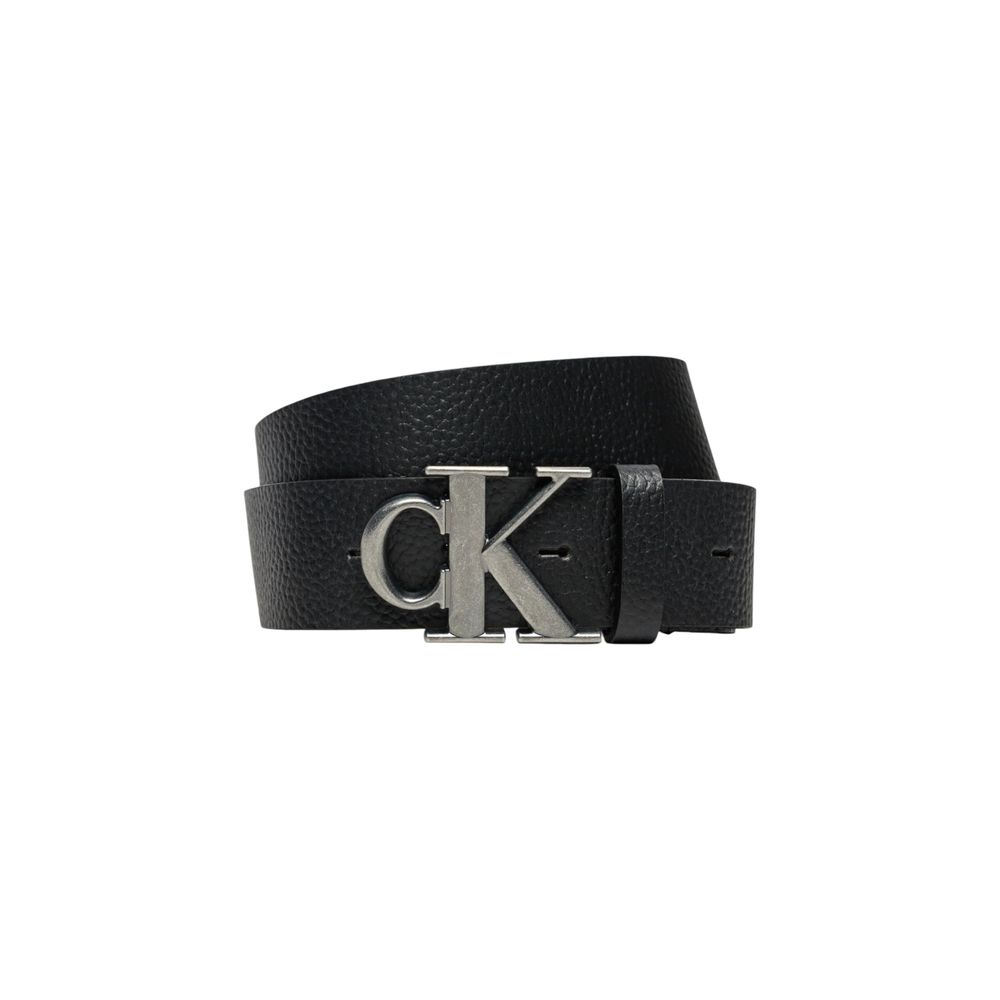 Calvin Klein Jeans Black Leather Belt