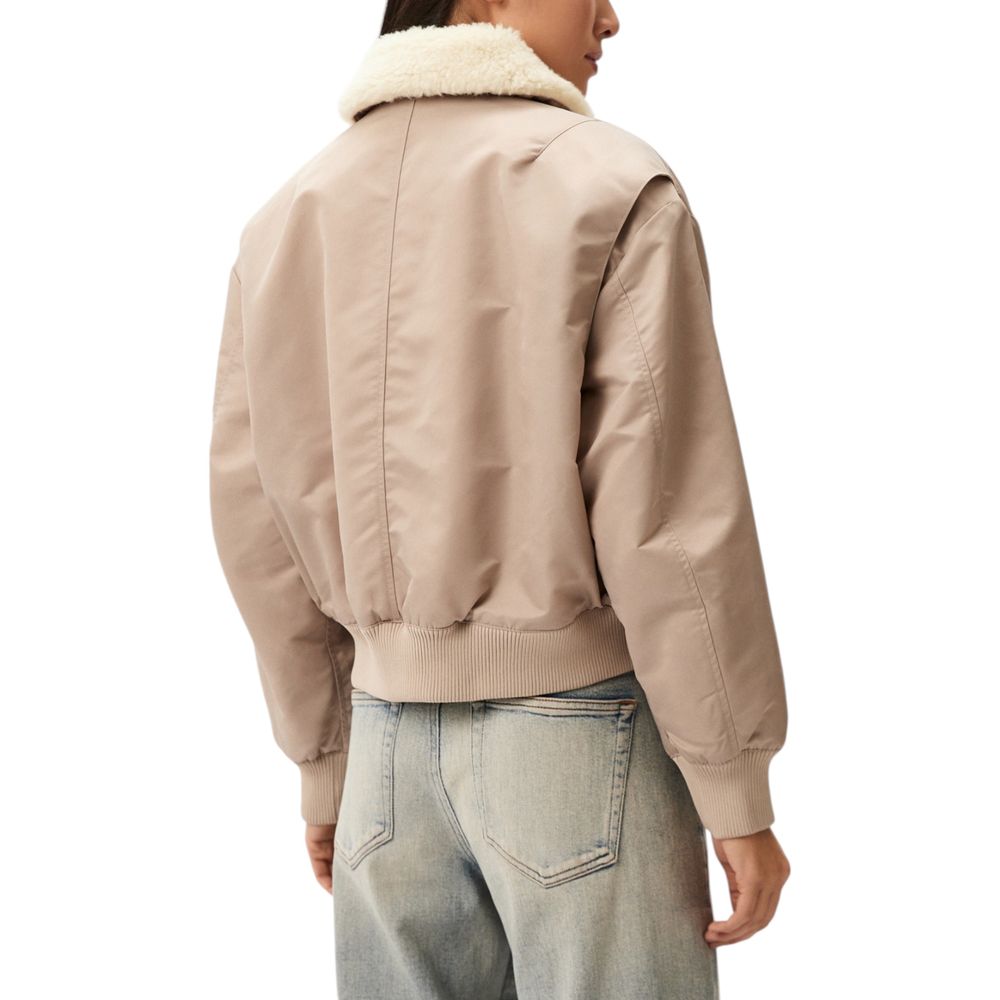 Calvin Klein Jeans Beige Polyester Jackets & Coat